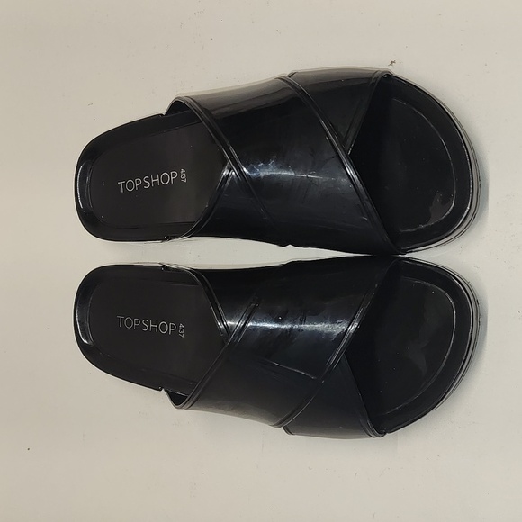 Topshop patent flip flops - Picture 6 of 7